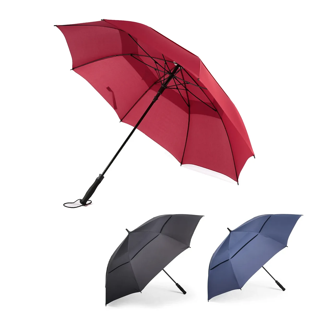 Automatic Open Vented Golf Umbrella 1
