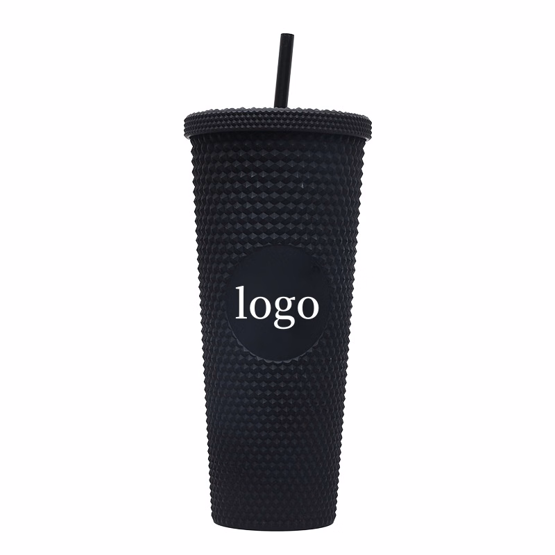 Tumblers with Lid and Straw