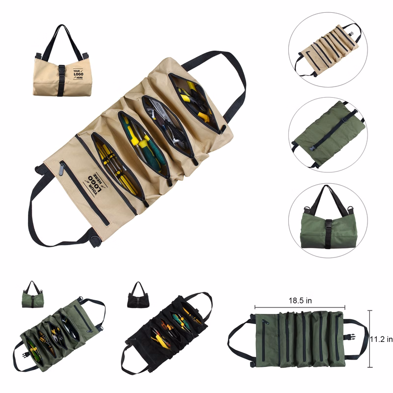Portable Tool Roll Storage Bag