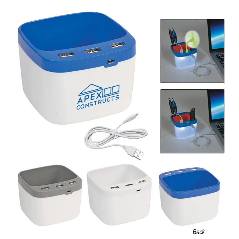 Desk Holder and USB Port 1