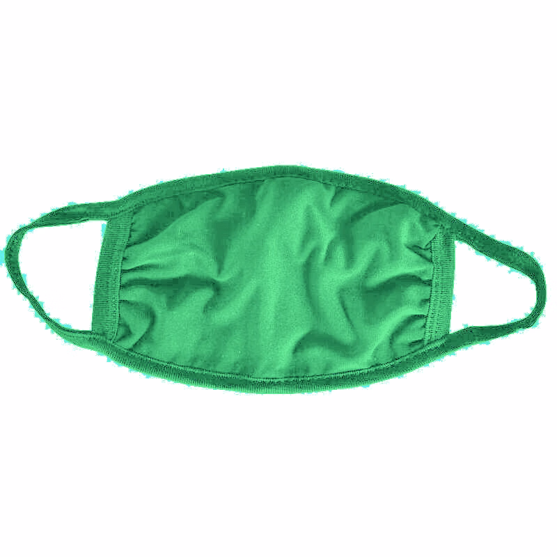 Light Green Cotton Face Mask