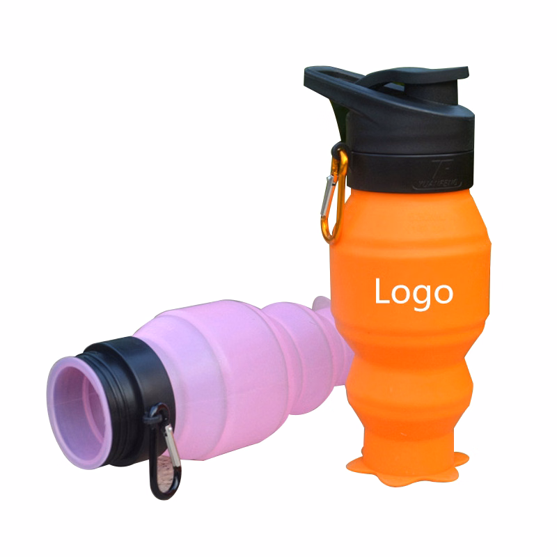 Silicone Magic Collapsible Water Bottle - 18 Oz