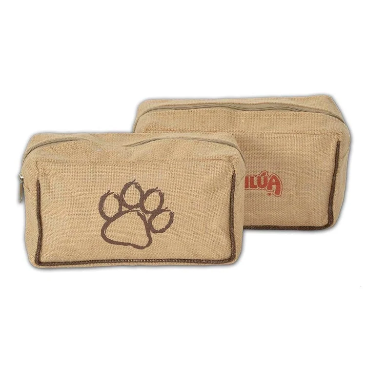 Maui Jute/Burlap Accessory Bag 1