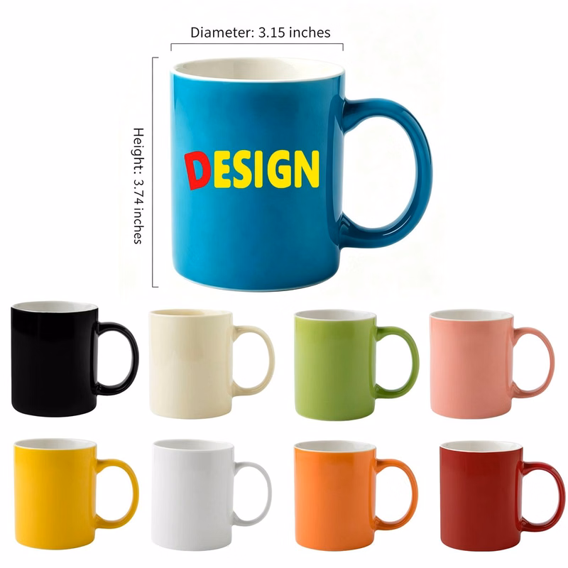 Color Glaze Ceramic Mug