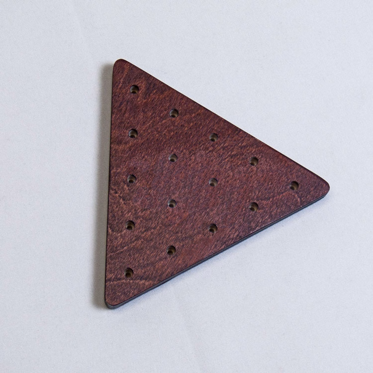 Triangle Peg Game - (Custom Color)