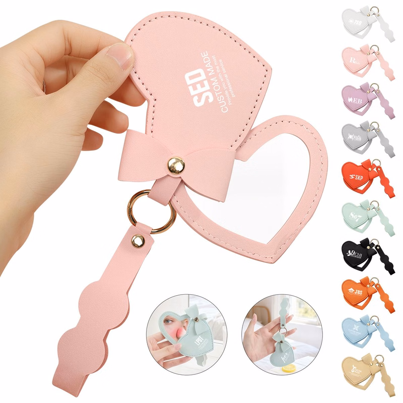 PU Heart-Shaped Mirror