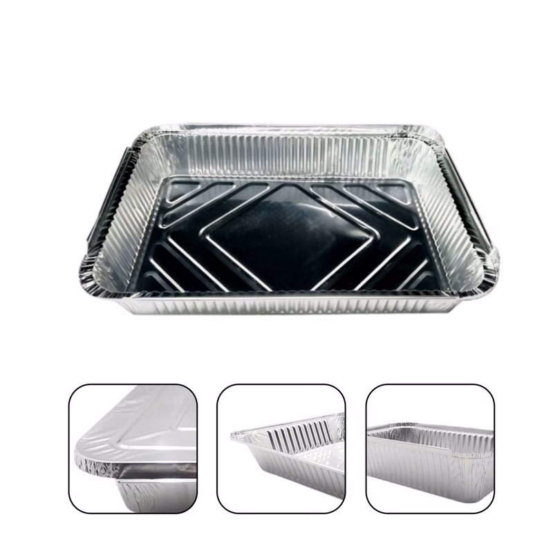 Aluminum Foil Takeout Pans With Lids