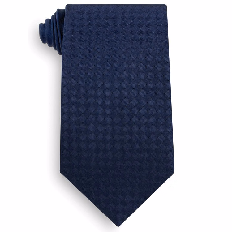 Navy Blue Beckett Tone on Tone Tie