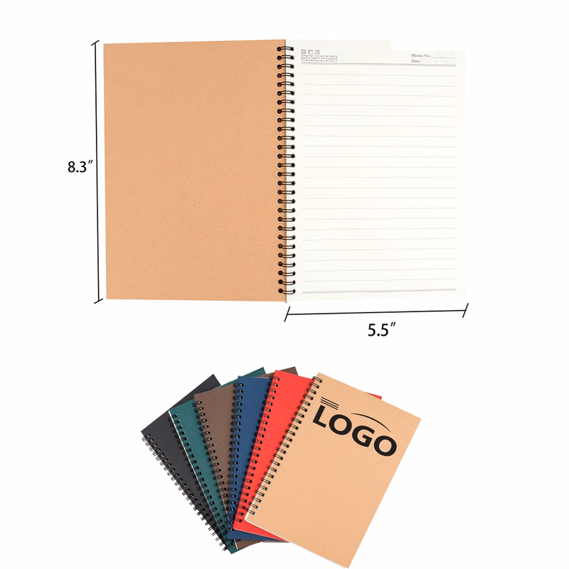 Multicolor A5 Thickened Kraft Paper Coil Notebook