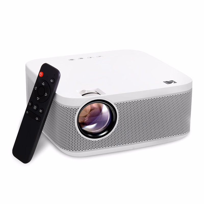 KODAK FLIK X10 Full HD Multimedia Projector | Mini Portable Compact Home Theater System with Remo...