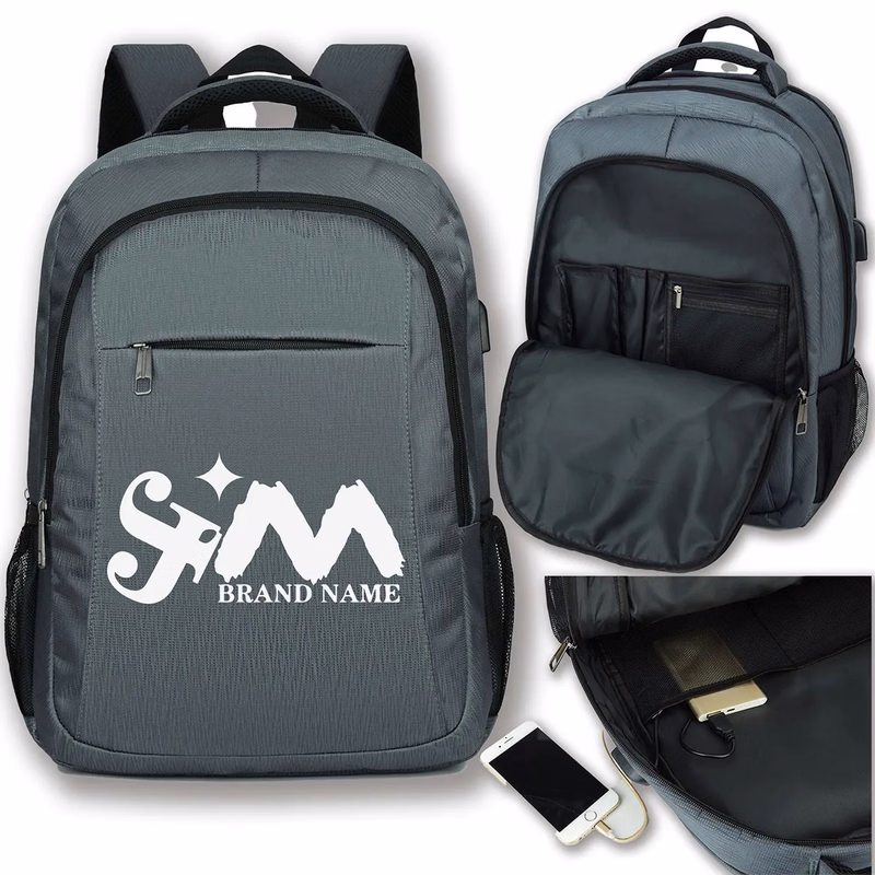 Business Anti Theft Slim Travel Backpacks With Charging Port