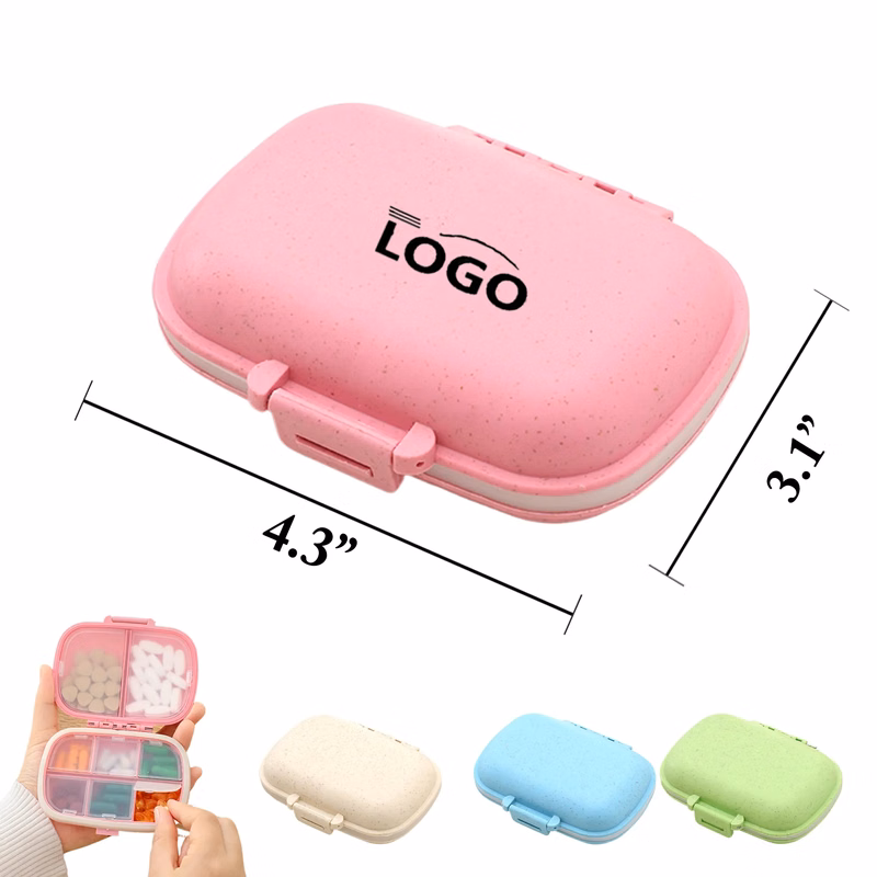 MOQ200 Moisture Proof Weekly Pill Organizer 8 Compartments