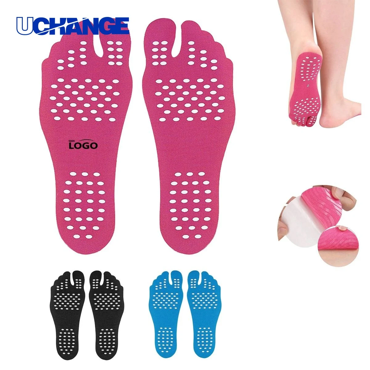 Invisible Stick-on Beach Foot Pads Insoles 1