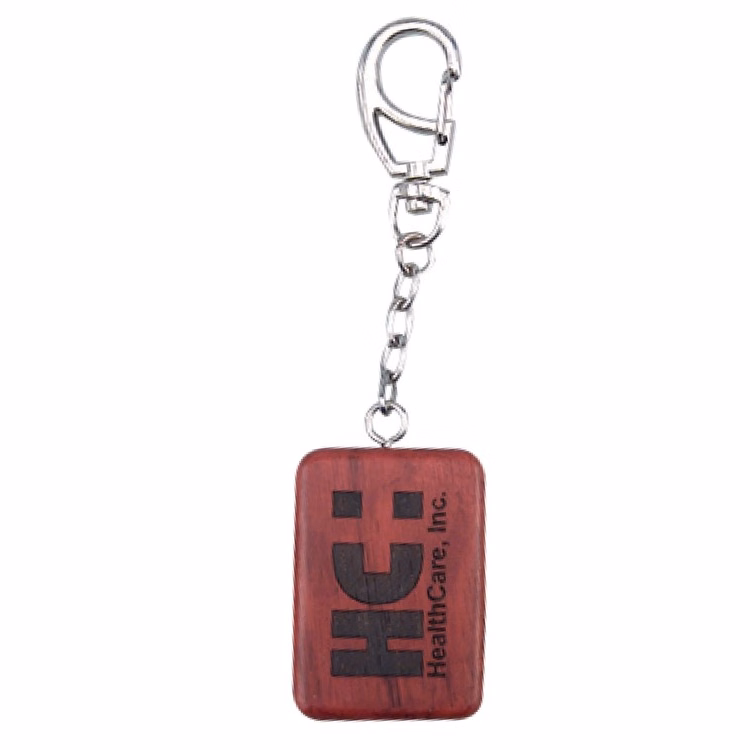 Rectangle Wood Key Tag