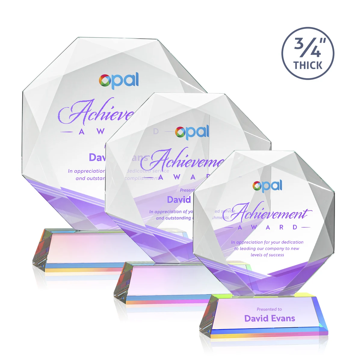 Bradford VividPrint™ Award on Newhaven Base - Prismatic 1