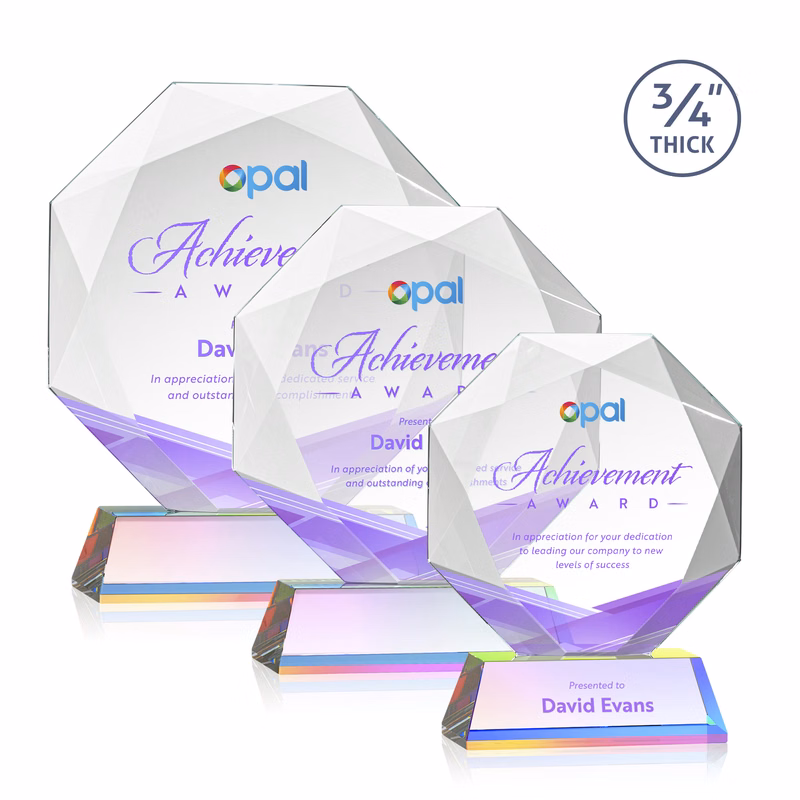 Bradford VividPrint™ Award on Newhaven Base - Prismatic