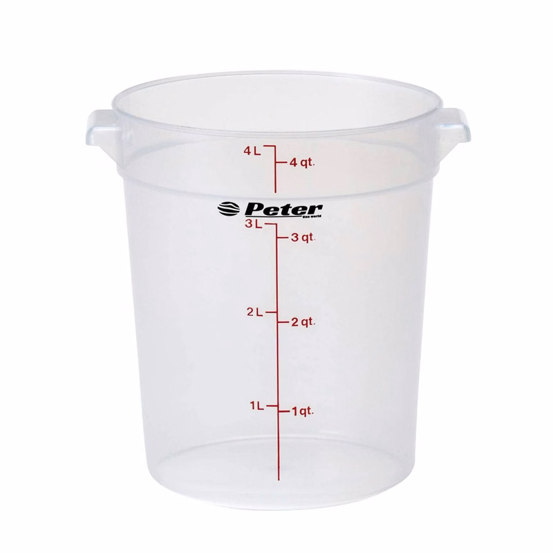 4 Qt BPA Free PP Large Capacity Food Storage Container