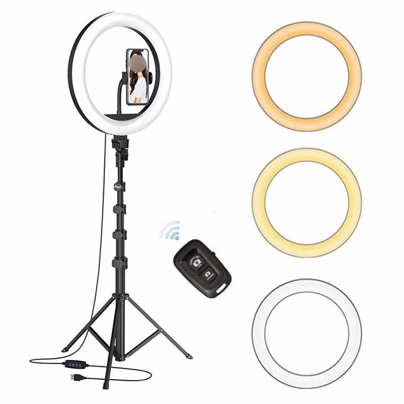 12" LED Ring Light with Adjustable Tripod