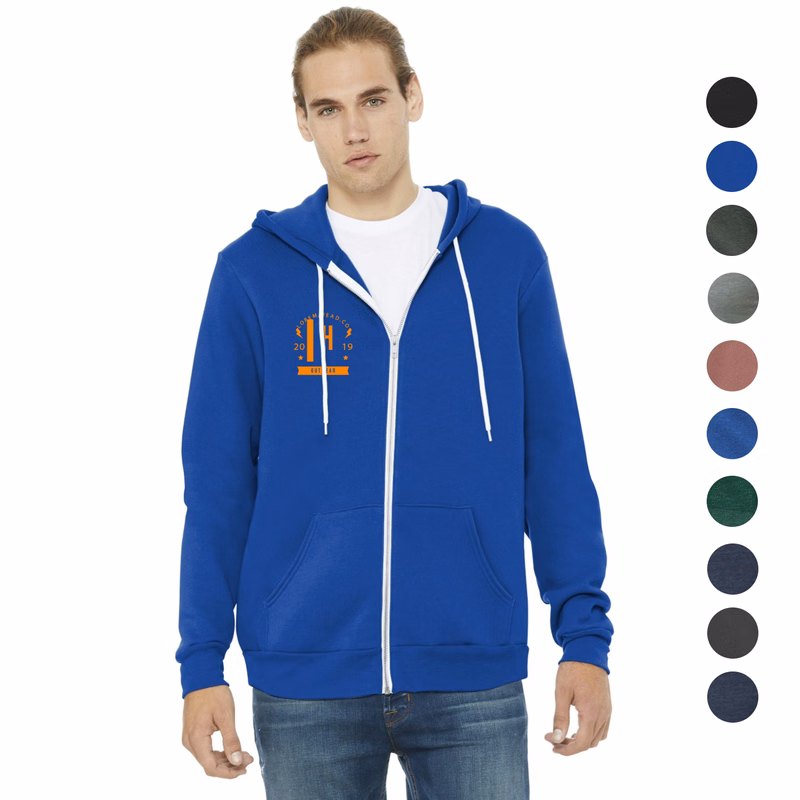 BELLA+CANVAS Unisex Sponge Fleece Full-Zip Hoodie 7 oz.