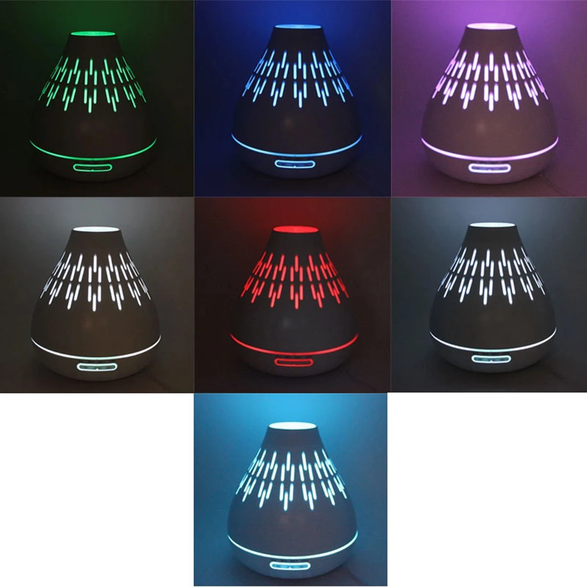 Vase Shape Wood Grain Mini Humidifier 1