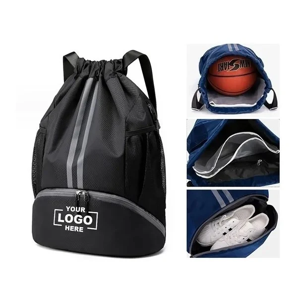 Waterproof Large Drawstring Gym Bag 1