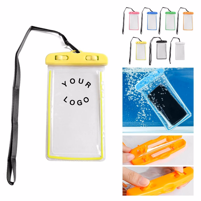 PVC Waterproof Phone Pouch for Outdoor Use