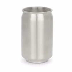 Melange 17 oz Brushed Stainless Can Shaped Cup