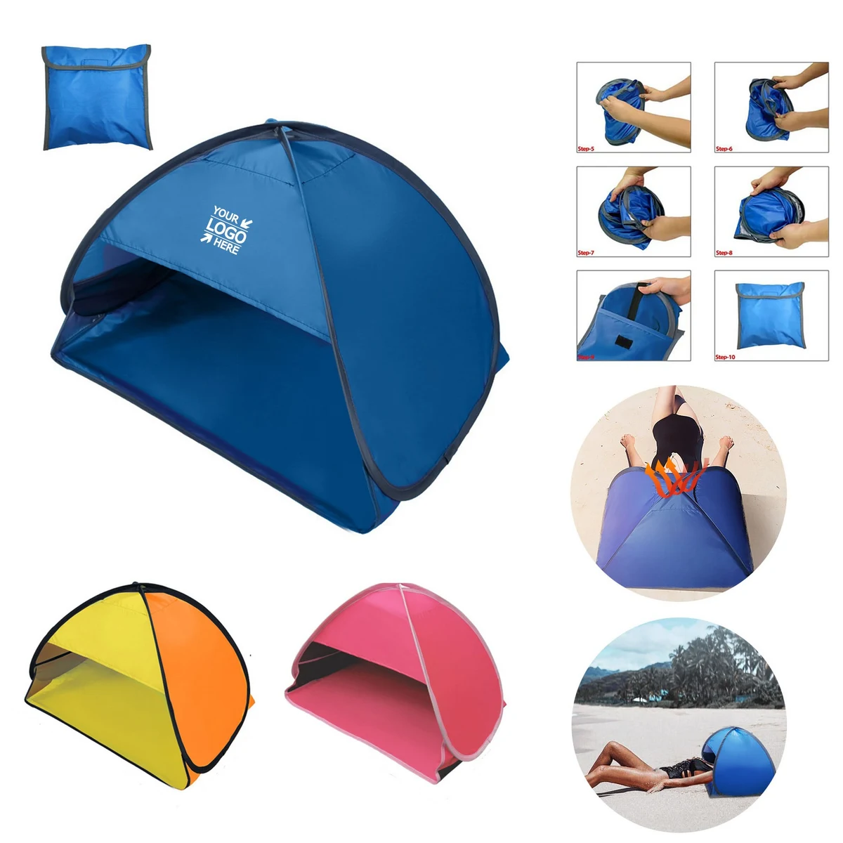 Folding Headrest Tent 1