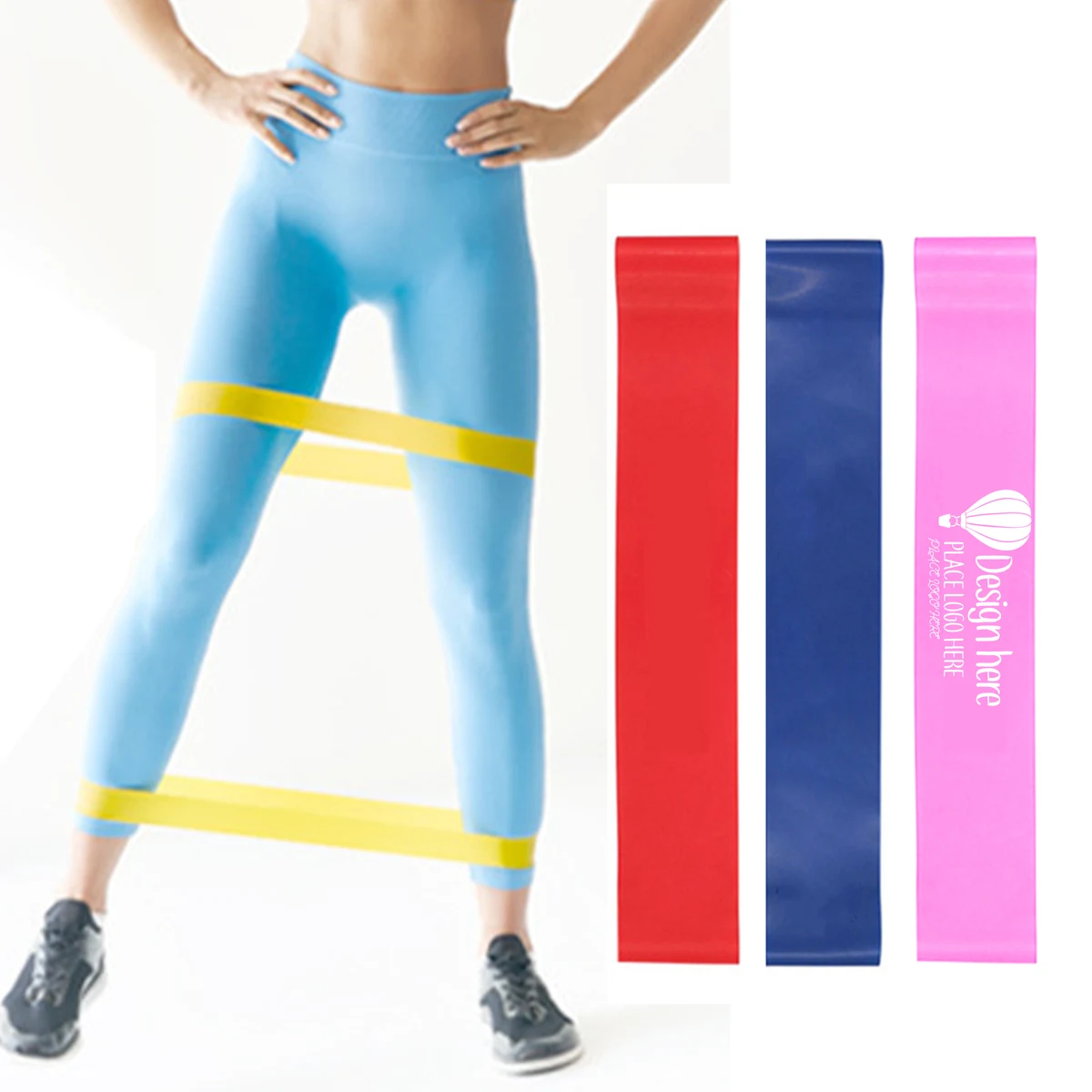 Pilates Sports Training Workout Elastic Resistance Band 1
