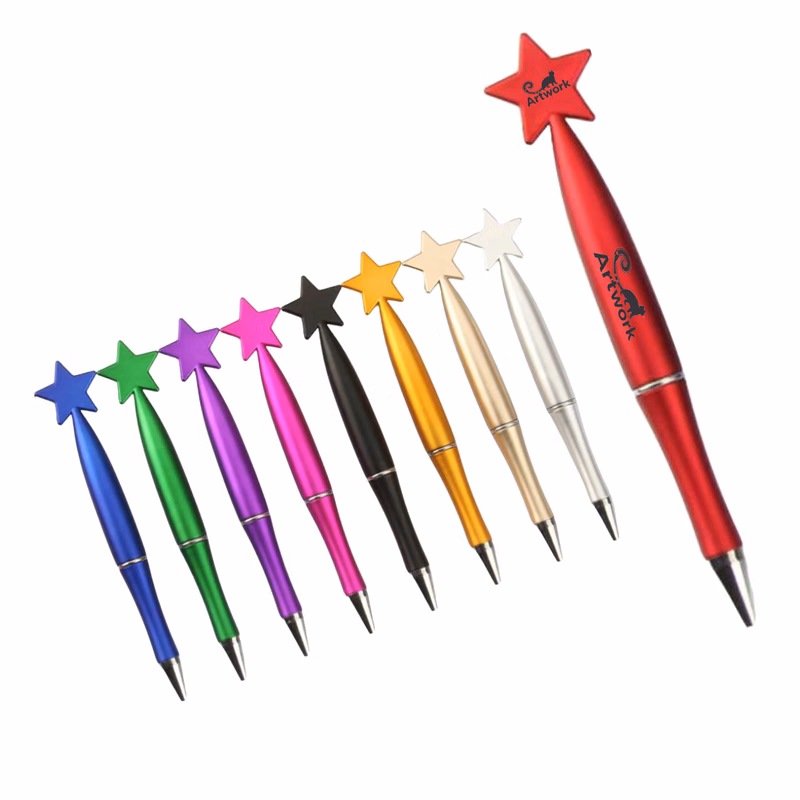 Five Pointed Star Spinning Ballpoint Pen