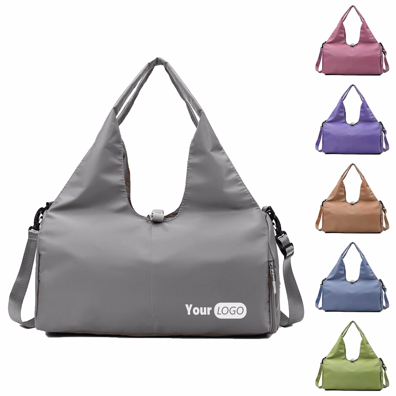 Oxford All-In-One Tote Bag With Separate Shoe Compartment