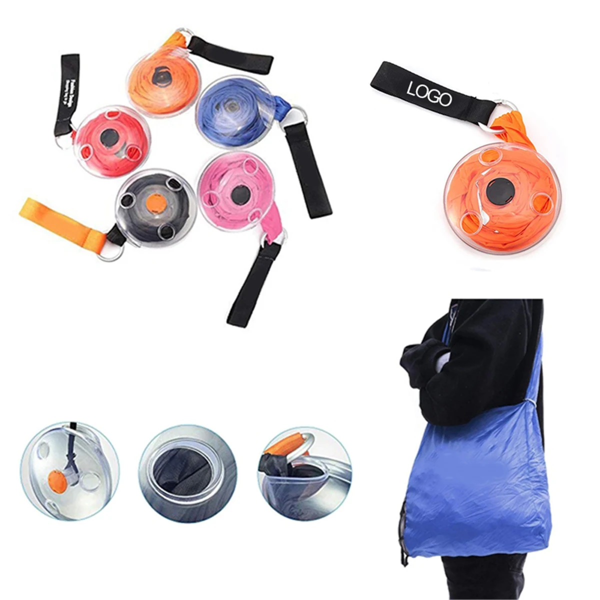 Disc Shopping Bag,Folding Storage Bag 1