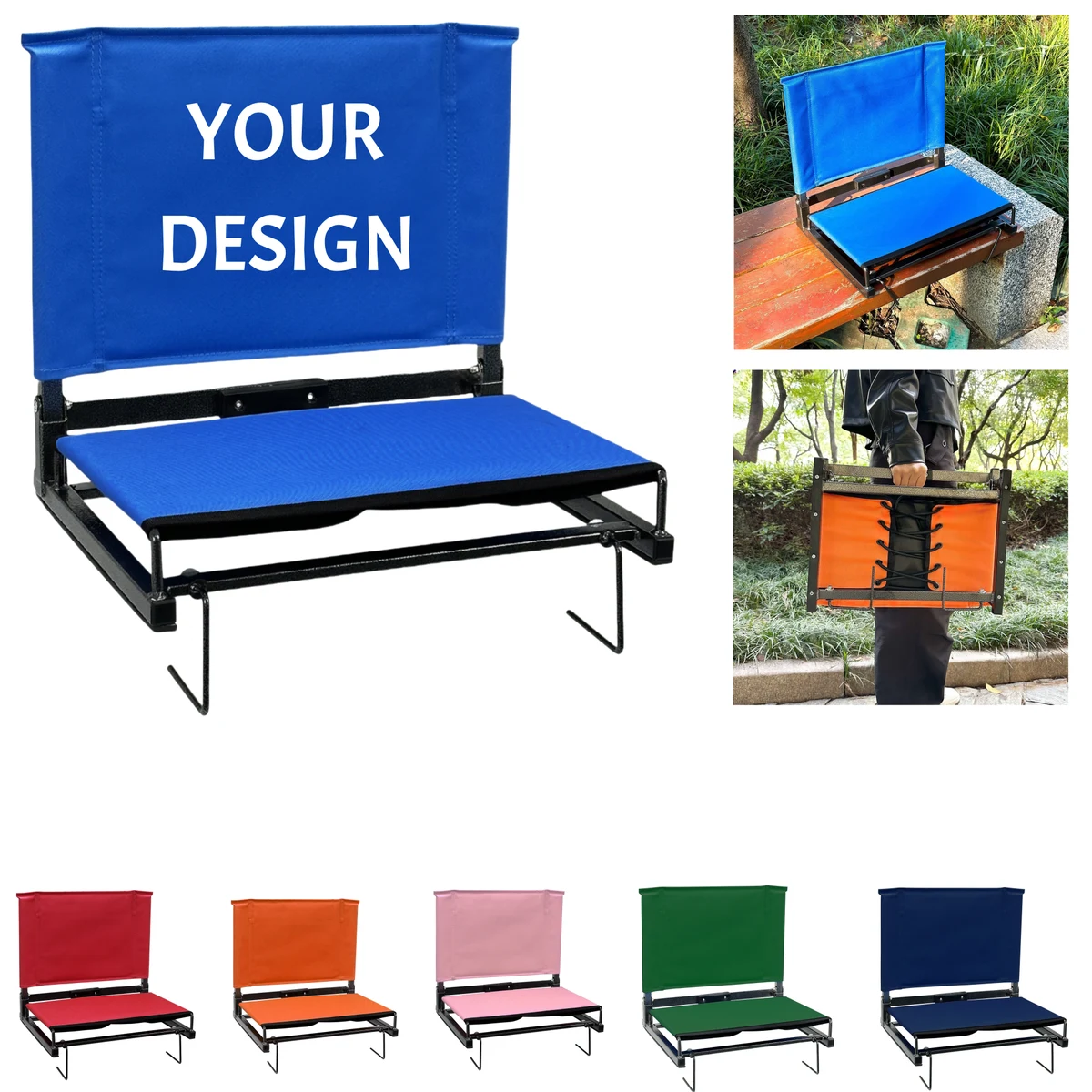 Outdoor Bleacher Portable Folding Stadium Seat 1