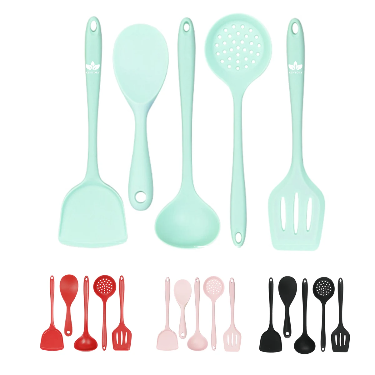 Silicone Cooking Utensil Set 5 Pack 1