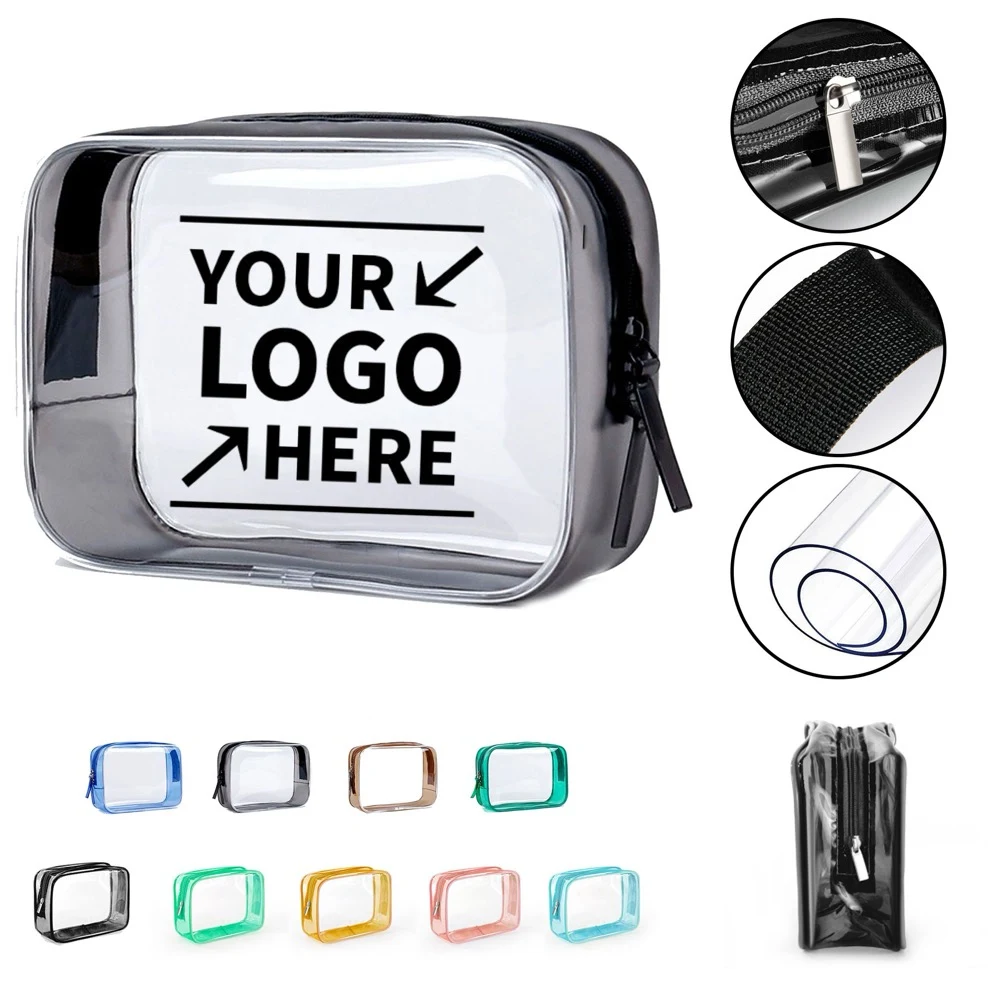 Clear Waterproof Toiletry Bag Travel 1