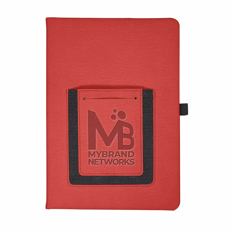 Roma Journal Notebook With Phone Pocket 5.625" x 8.25"
