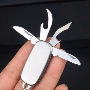 4 In 1 Multi Purpose Keychain Pocket Knife Gift Tools