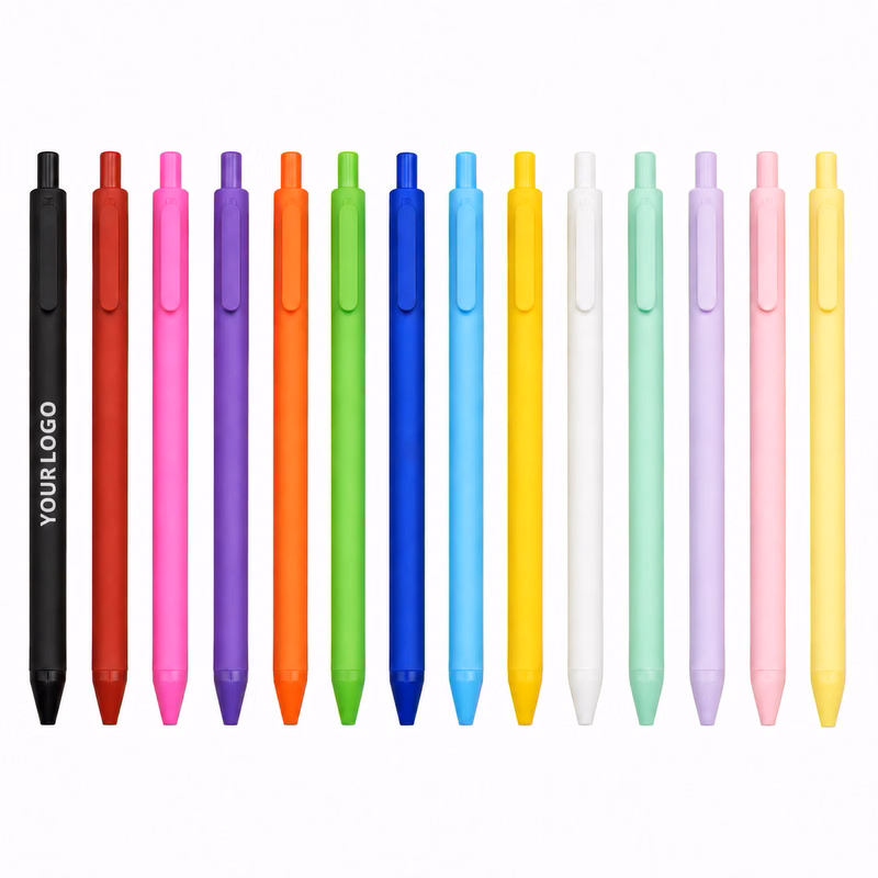 Colorful Retractable Gel Ink Pen