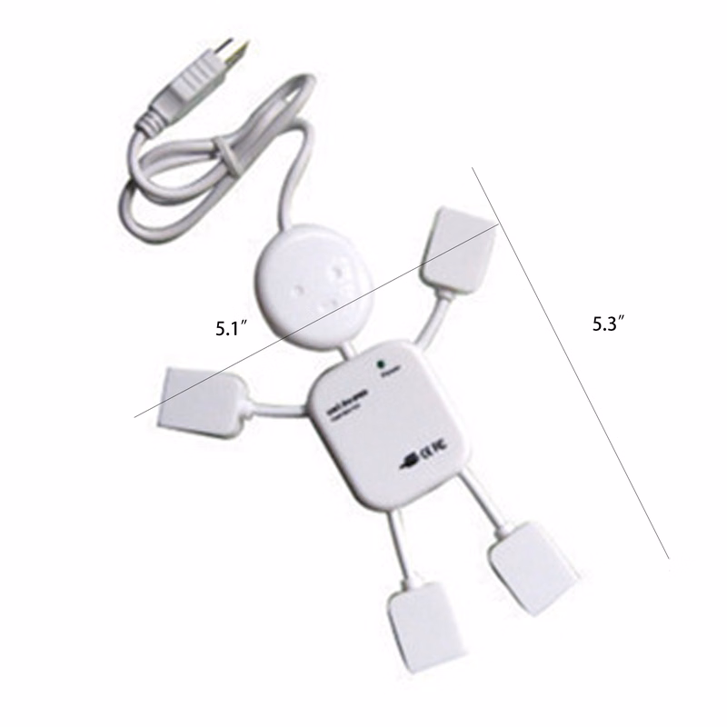 USB Human Shape 4 Port USB Hub