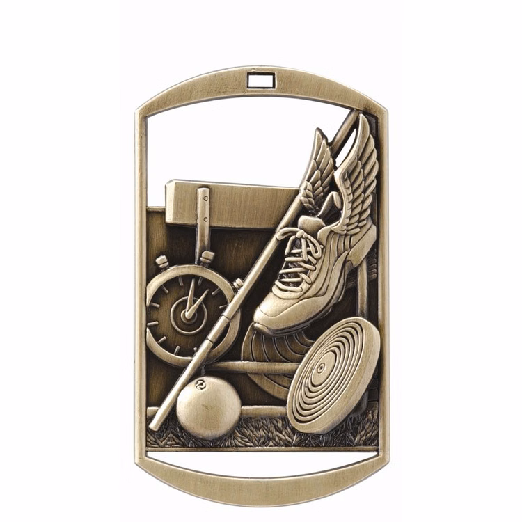 Track & Field DT Series Medal, 2" tall