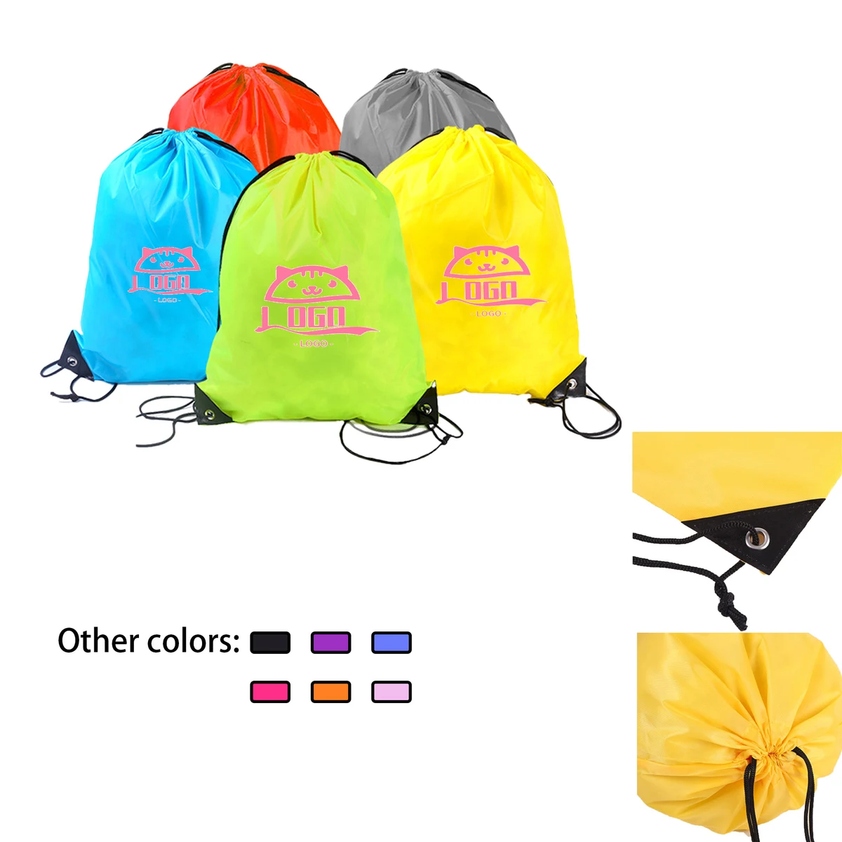 Polyester Cinch Bag 1