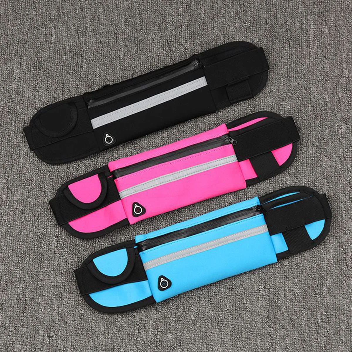Running Belt with Adjustable Reflective Strap 1
