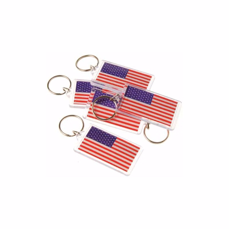 American Flag Keychains