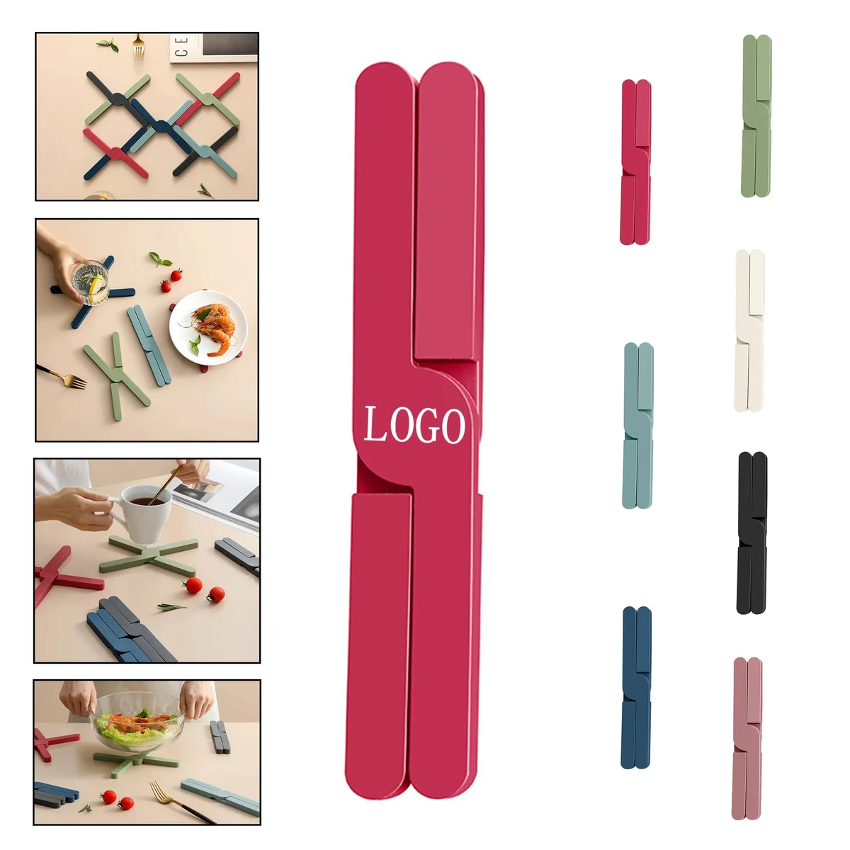 Silicone Folding Pot Mat and Coaster 1