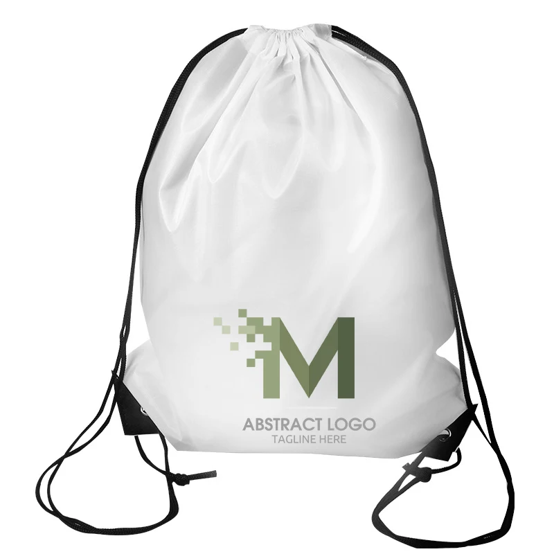 Nylon Drawstring Backpack Bundle Pocket 1