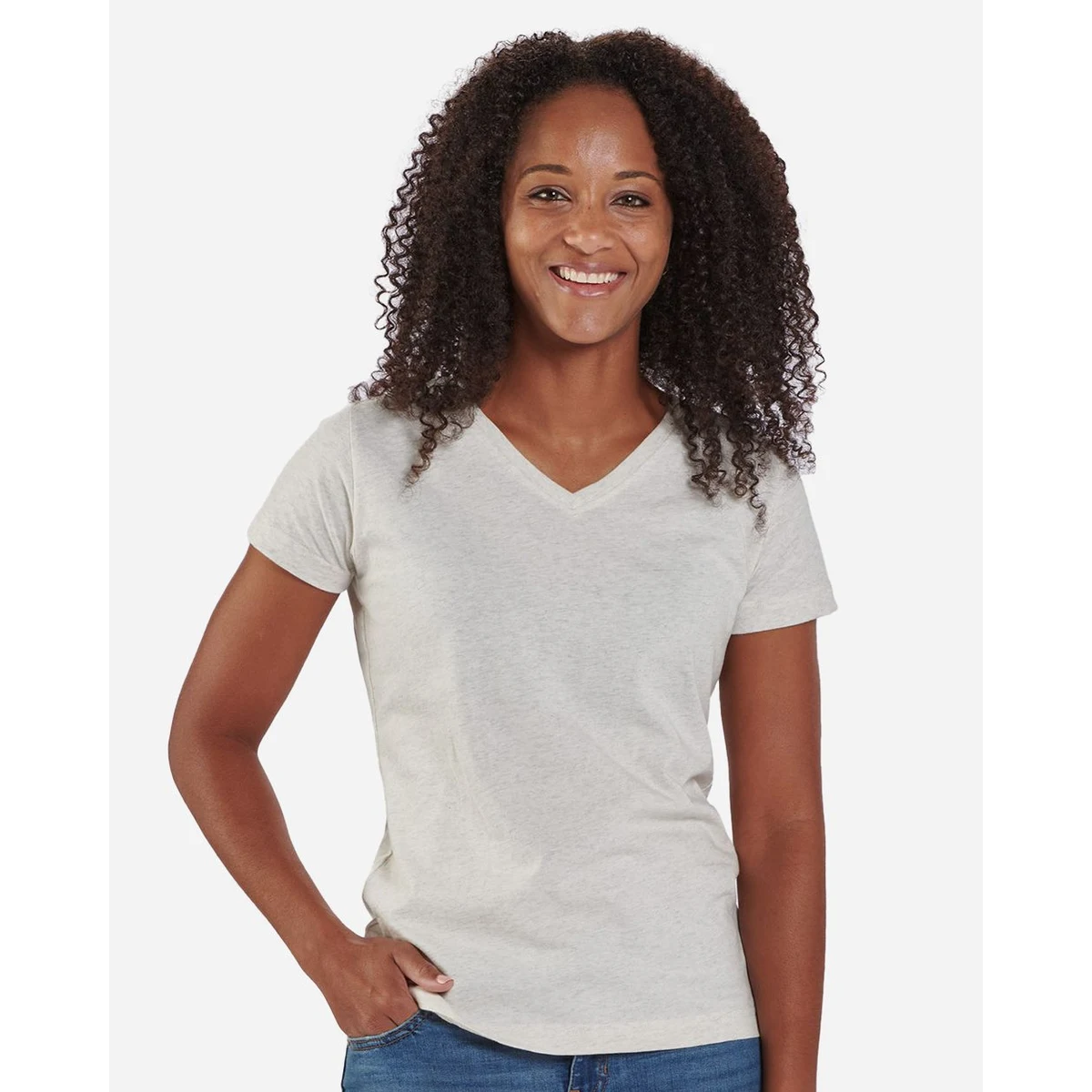 Women's V-Neck T-Shirt - BW2201 1
