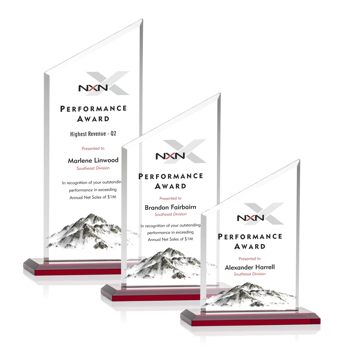 Conacher VividPrint™ Award - Red 1