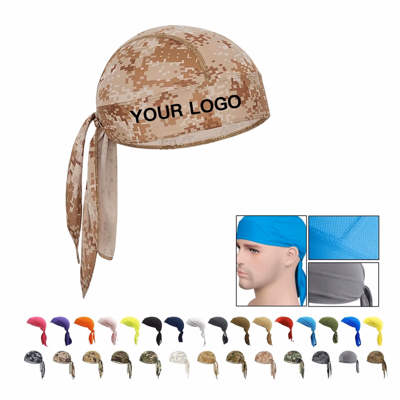 Polyester Pirate Cap with Breathable Mesh