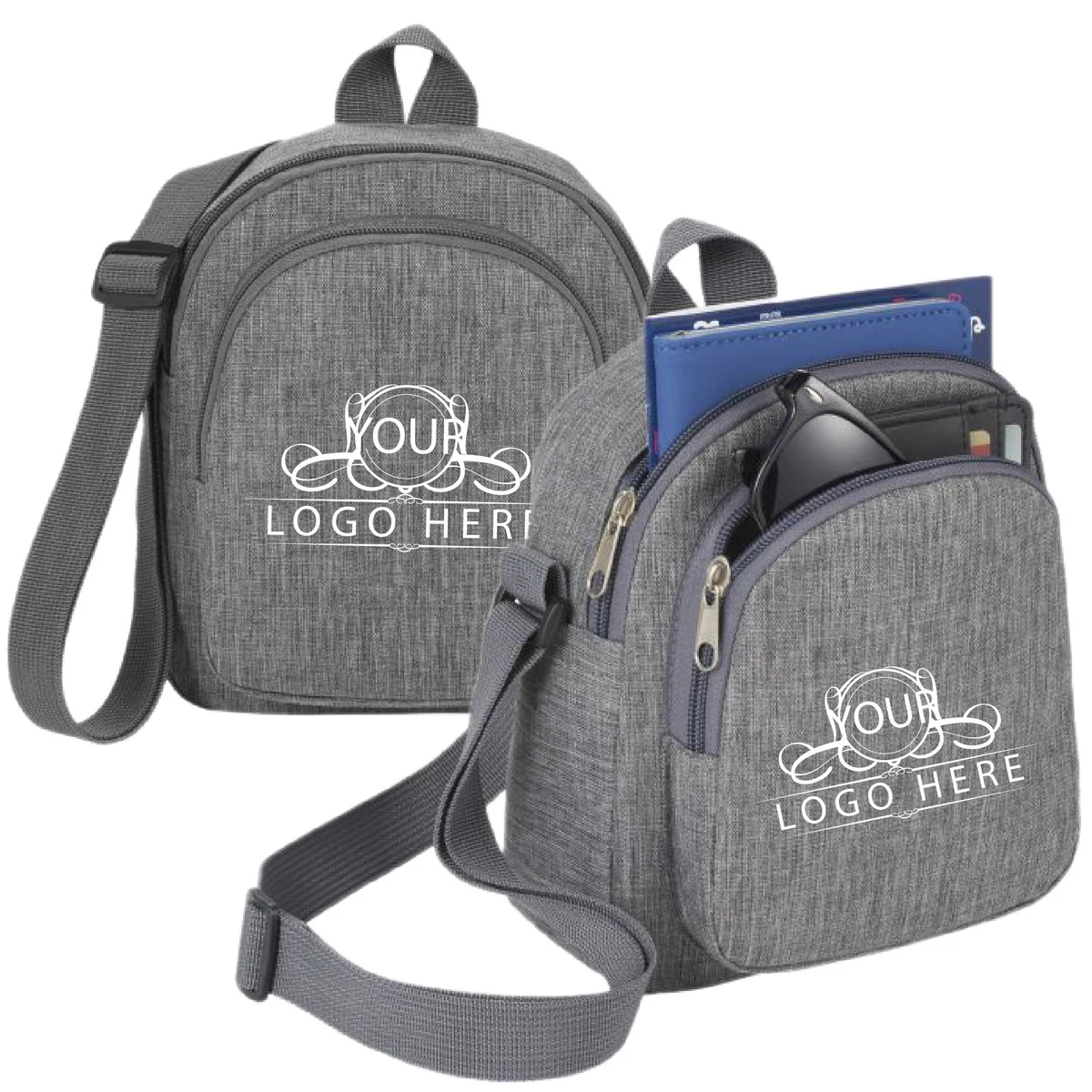 Dual Pocket Sling Bag 1