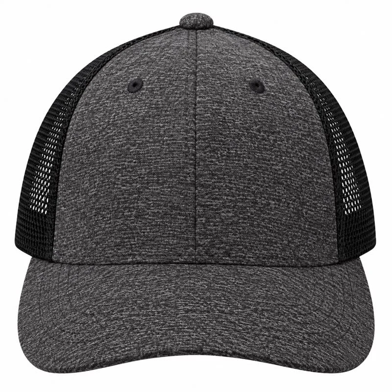 Port Authority Flexfit Melange Mesh Back Trucker Cap 1